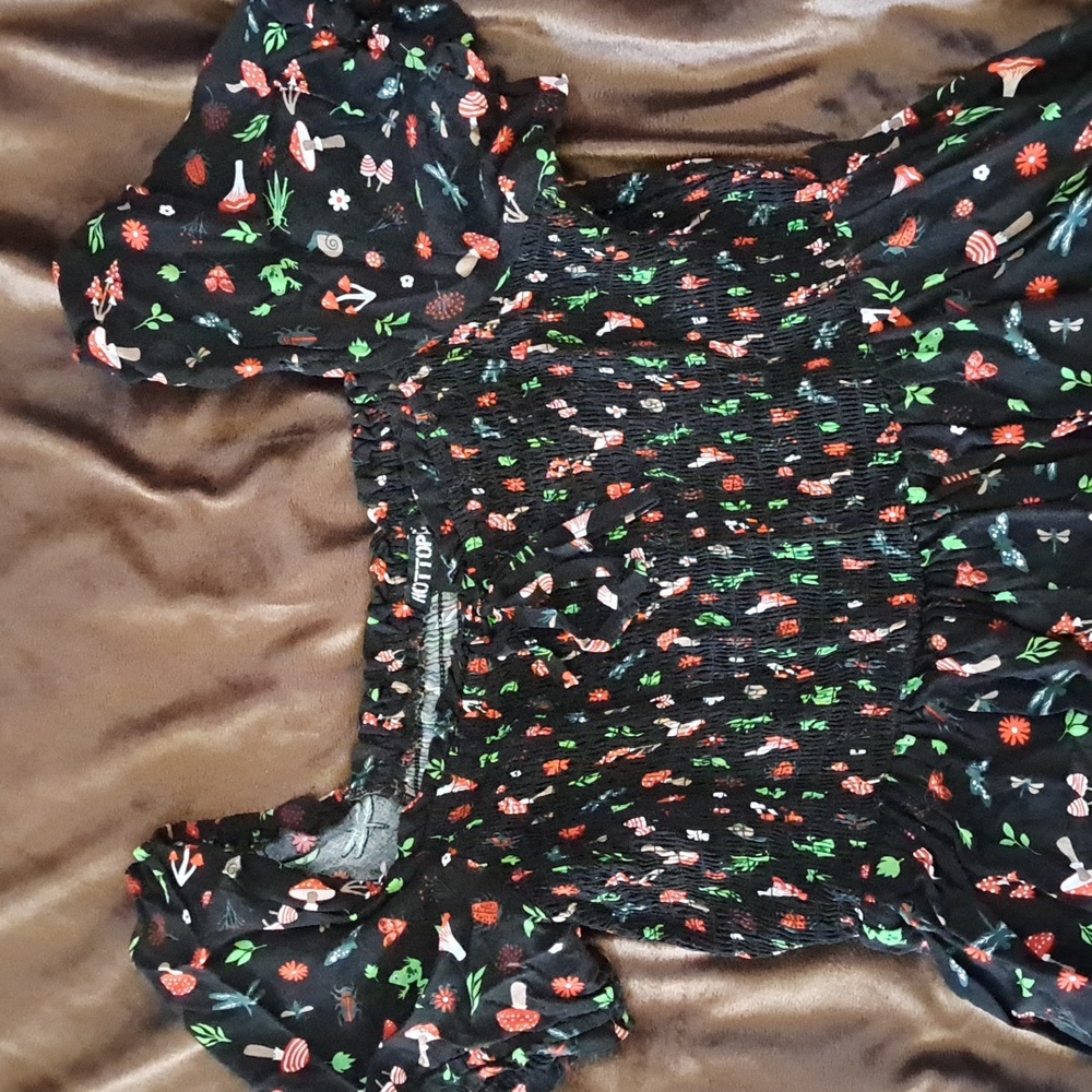 HOT TOPIC Smock Mini Dress - Picture 3 of 8